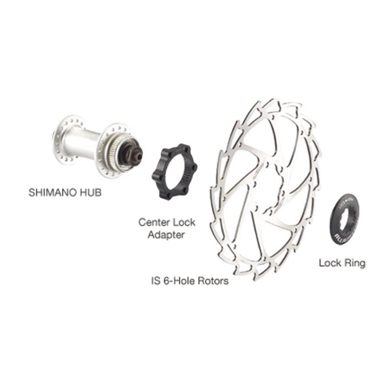 Tuerca Center Lock Anillo Con Adaptador Shimano Ro