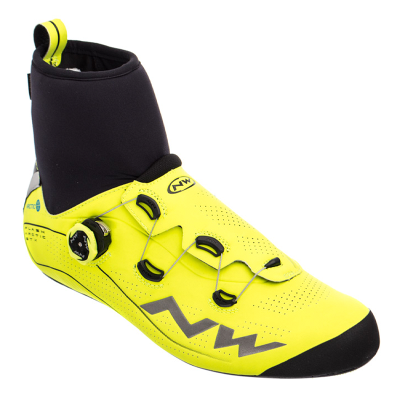 ZAPATILLA NORTHWAVE FLASH ARCTIC GTX YELLOW FLOU - Bikexperts