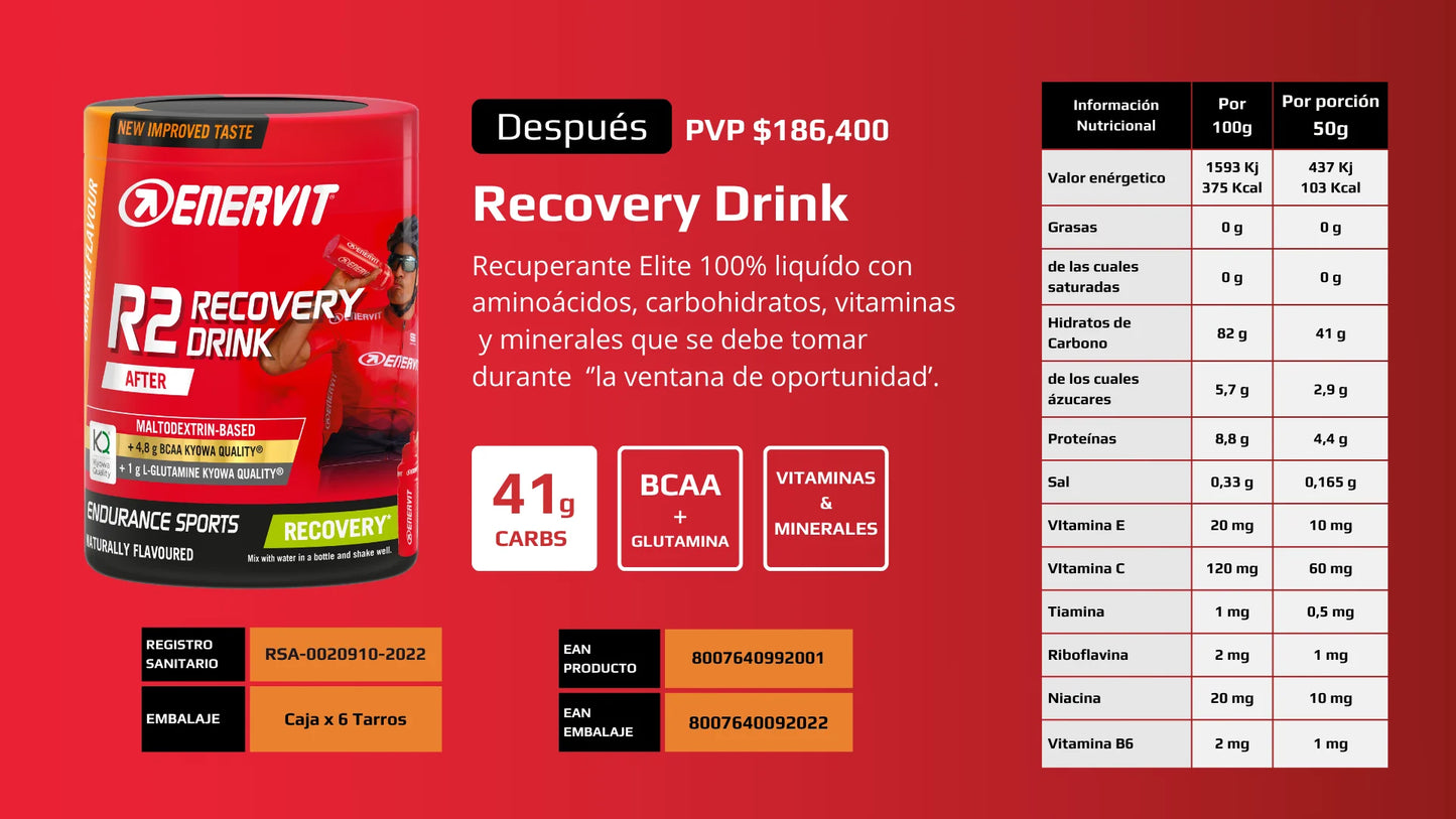 Enervit R2 Recovery Drink