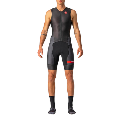 Trisuit 2 Castelli Part Free San Remo Manga Corta