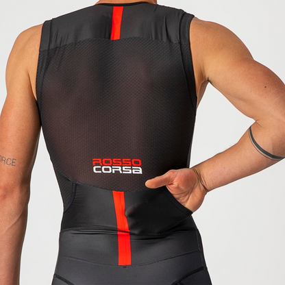 Trisuit 2 Castelli Part Free San Remo Manga Corta