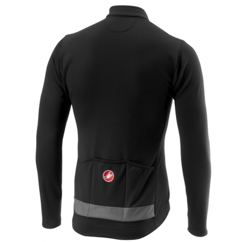 JERSEY CASTELLI PURO 3 FZ LONG LIGHT BLACK - Bikexperts