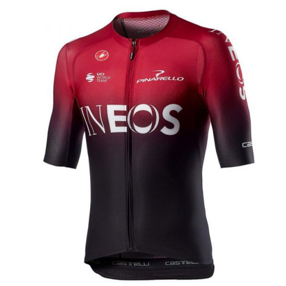 JERSEY CASTELLI INEOS AERO RACE 6.1 DARK/RED - Bikexperts